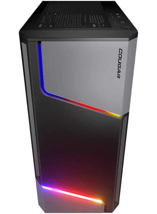 كوجار علبة كمبيوتر ألعاب MX360 RGB متوسطة الحجم - زجاج مقوى، لوحة أمامية بإضاءة ARGB، تدعم مشعات تبريد حتى 360 مم، تدعم حتى 6 مراوح، منافذ USB 3.0/2.0، فتحات لمحركات أقراص 3.5 بوصة + 2.5 بوصة، متوافقة مع مزامنة RGB | 385CC60.0001 - Image 3